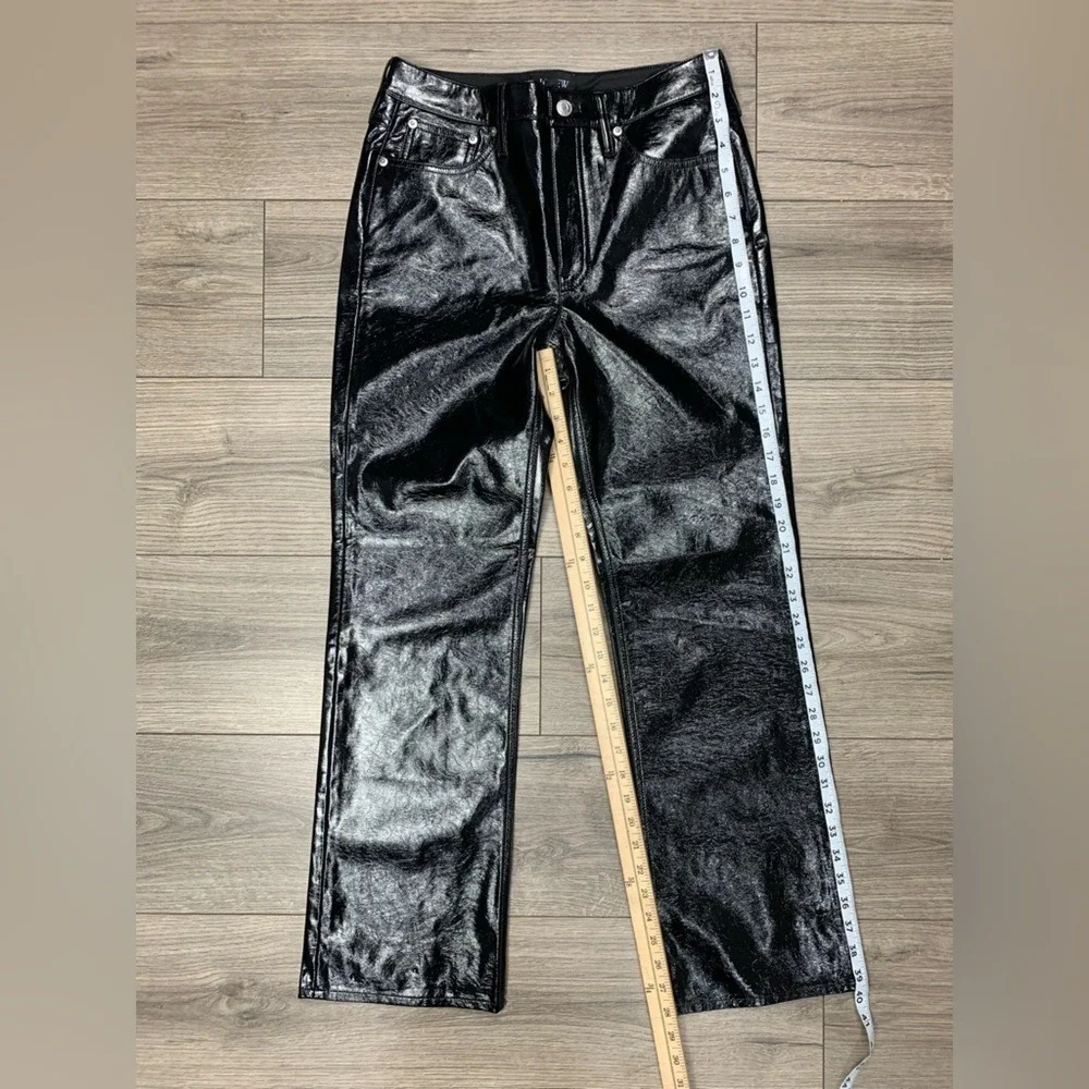J.‎ Crew Collection Faux Patent leather pants size 27 (BU144) NWT